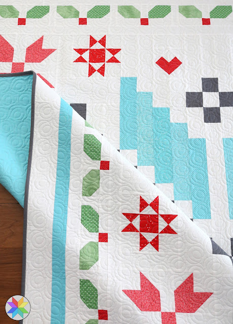 Winter Magic quilt pattern by Andy Knowlton of A Bright Corner