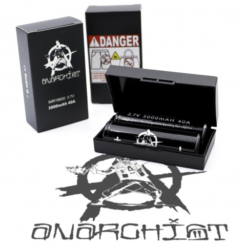 anachist 3000mah 40a 1 1 thumb%25255B2%25255D - 【海外】「Anarchist IMR18650 3.7Vバッテリー2本セット」パッケージがカッコイイ2600/3000mAhバッテリーセット