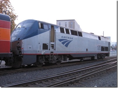 IMG_9730 Amtrak P42DC #170 at Union Station in Portland, Oregon on October 20, 2009