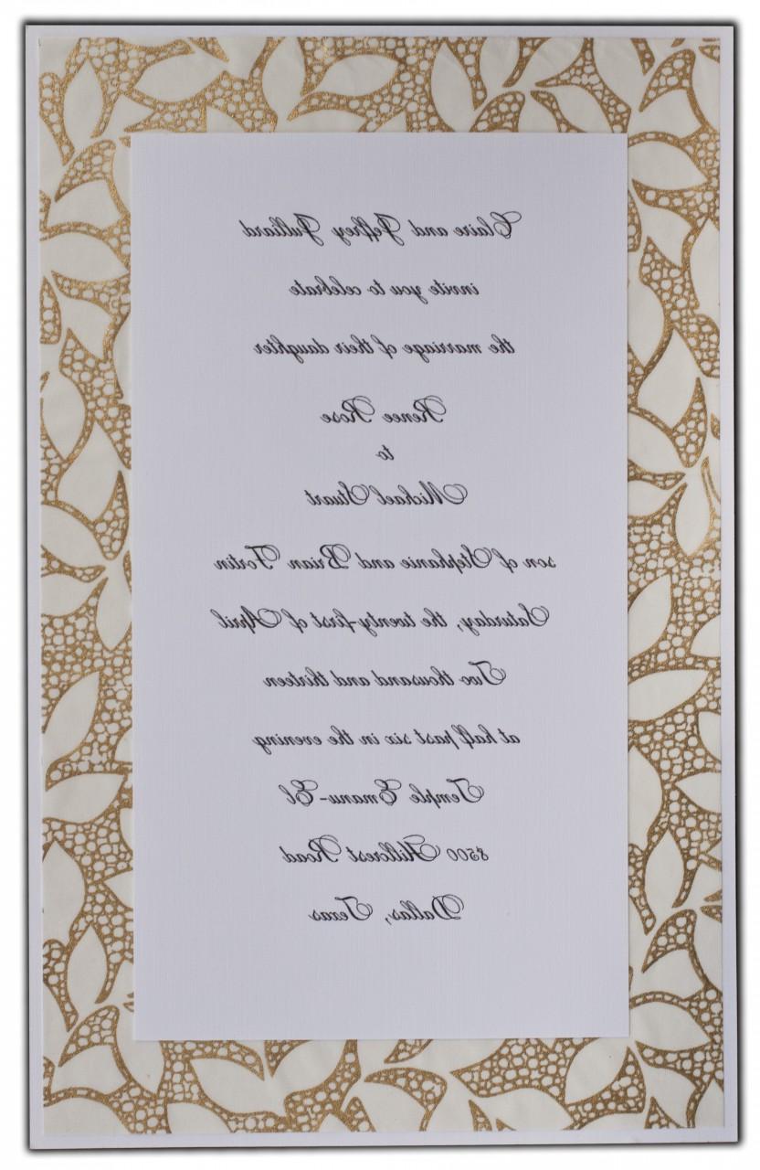 OF LOVE Wedding Invitation