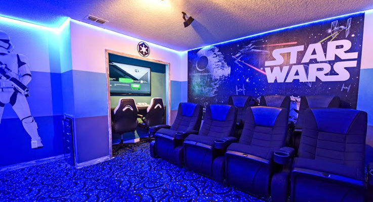 Villa in Orlando with cinema room