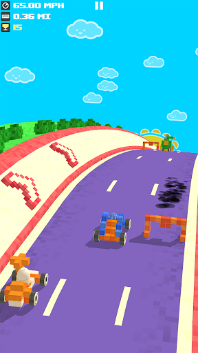 Screenshot Out of Brakes - Blocky Racer