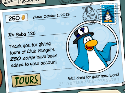 Club Penguin: Paychecks October 2013