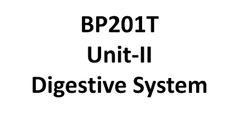 Digestive System 2nd Semester B.Pharmacy ,BP201T Human Anatomy and Physiology II,BPharmacy,Handwritten Notes,Important Exam Notes,BPharm 2nd Semester,