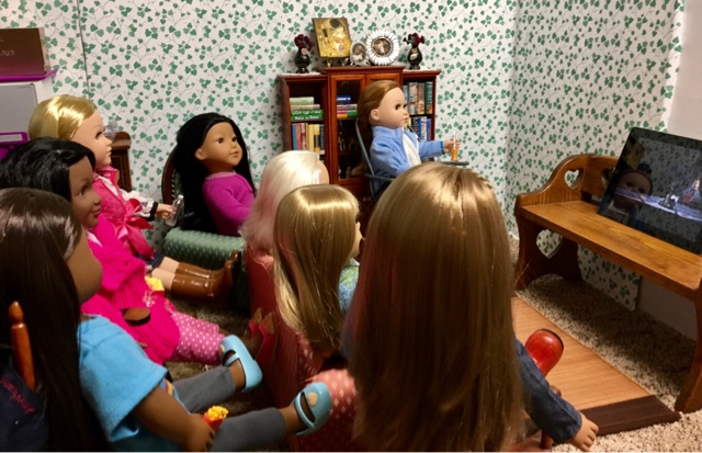 PennilessCaucasianRubbish American Doll Adventures: Movie Night at the Doll  House!