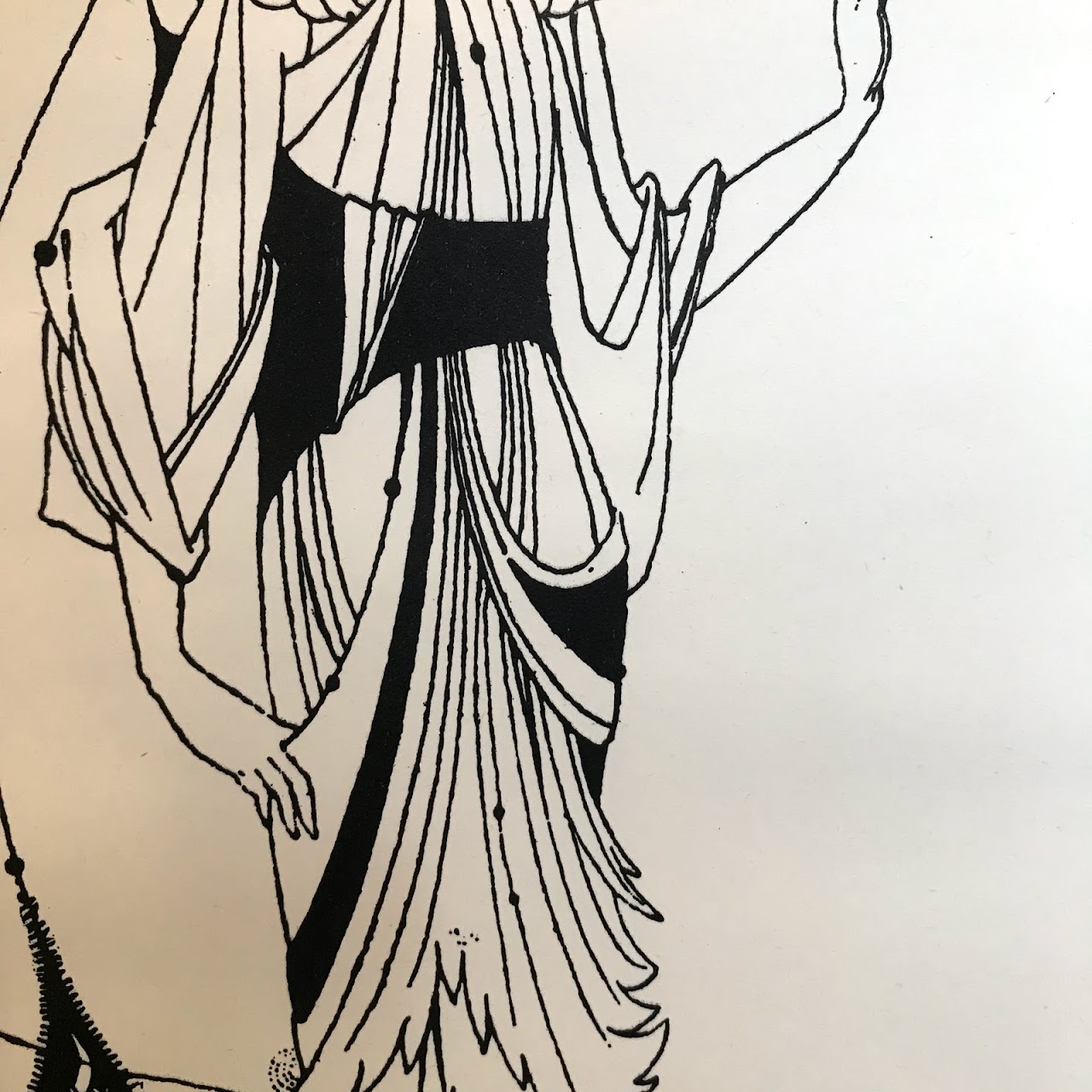 Aubrey Beardsley 'The Peacock Skirt' Print