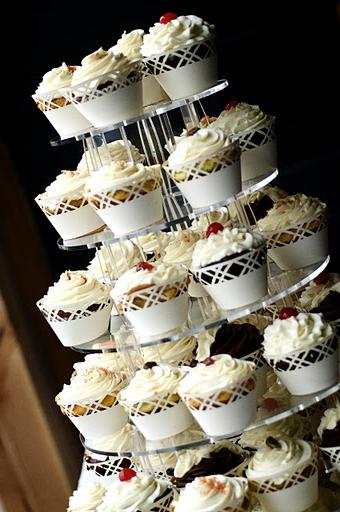 Wedding Cupcakes and Tiers