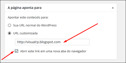 Como inserir link externo no menu do Wordpress - Visual Dicas