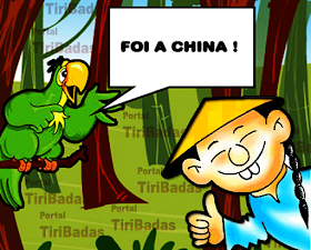 Foi a China!