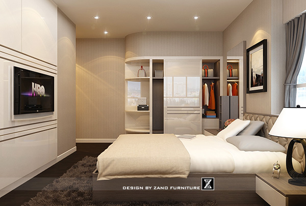Thiết kế nội thất căn hộ chung cư cao cấp 120m2, 3 phòng ngủ khu Central Sunrise City 16