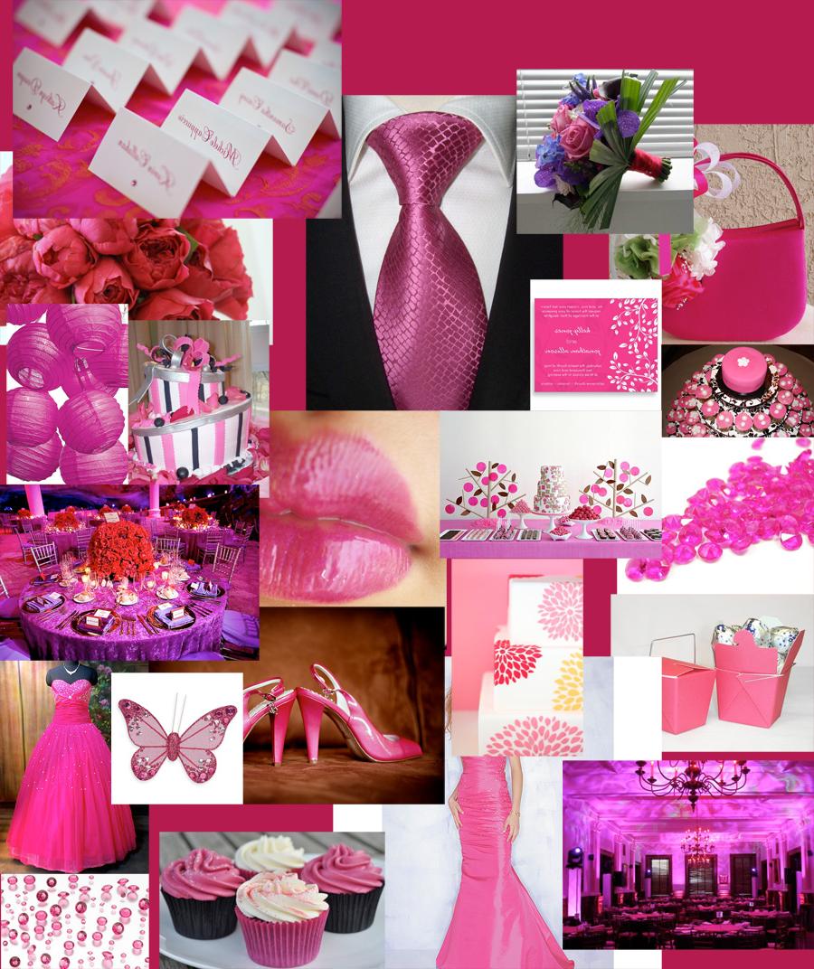 Fuscia Pink wedding theme