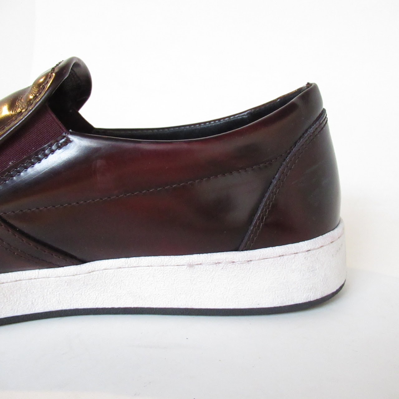 Bugatchi Ox Blood Leather Slip Ons