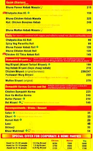 Viva Hyderabad menu 1