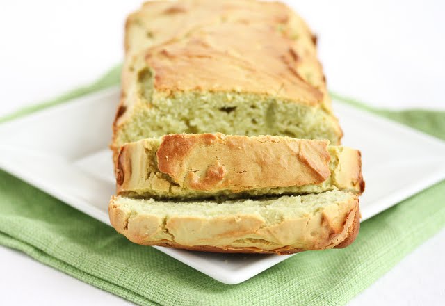 close-up photo of an Avocado Milk Pound Cake