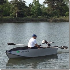 Sarah's creek rowing dinghy