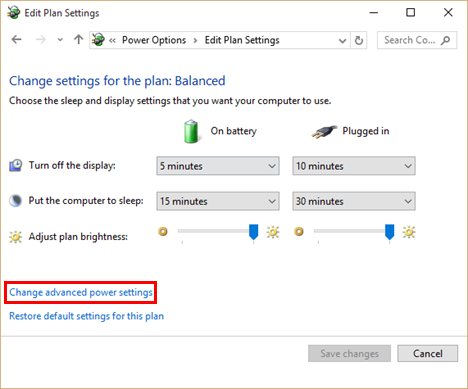 energie-opties, energieplan, instellingen, besparingen, Windows