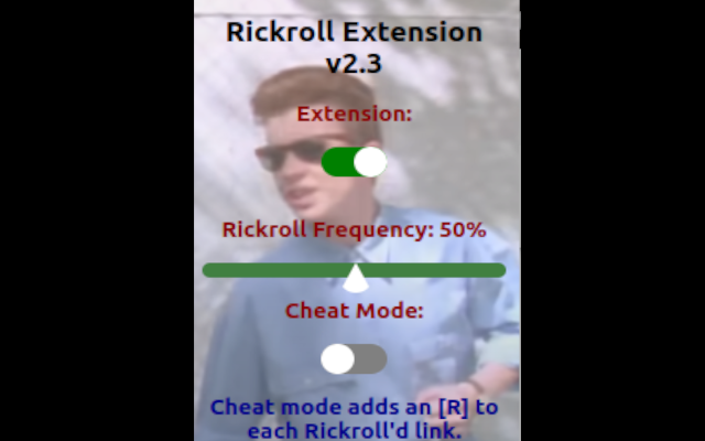 Rickroll Extension Preview image 1