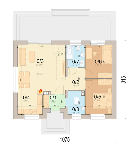 Irys 2 mini 2 - Rzut parteru