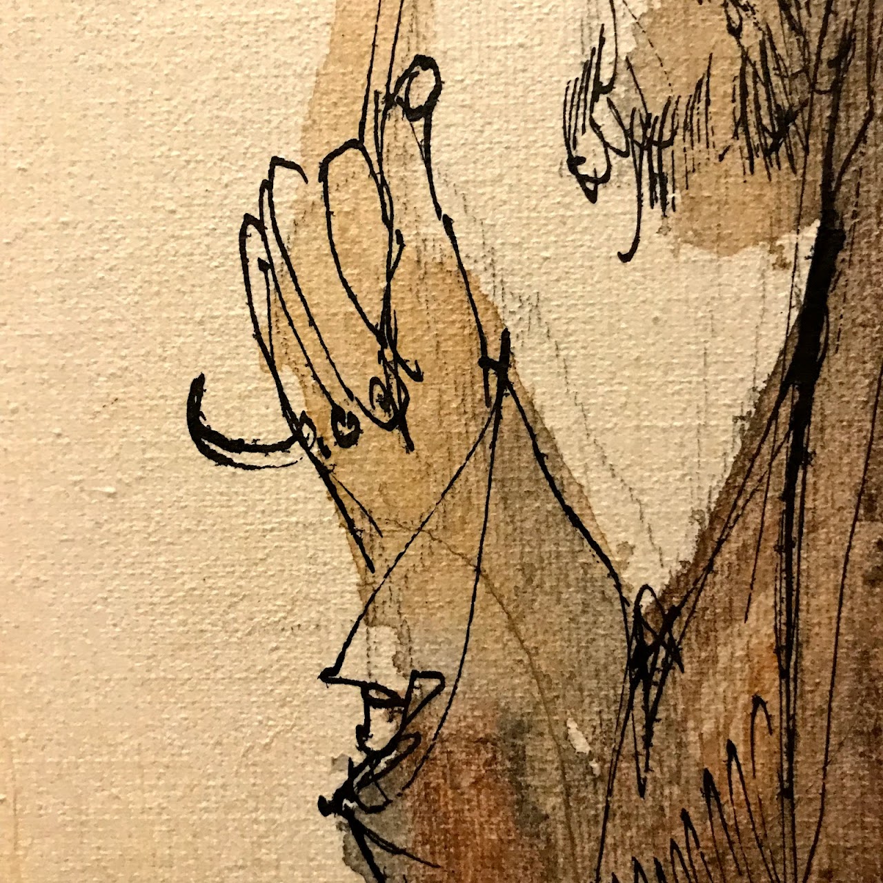 Moshe Katz Signed Mixed Media