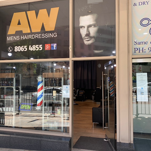 AW Men's Hairdressing And Barber Salon logo