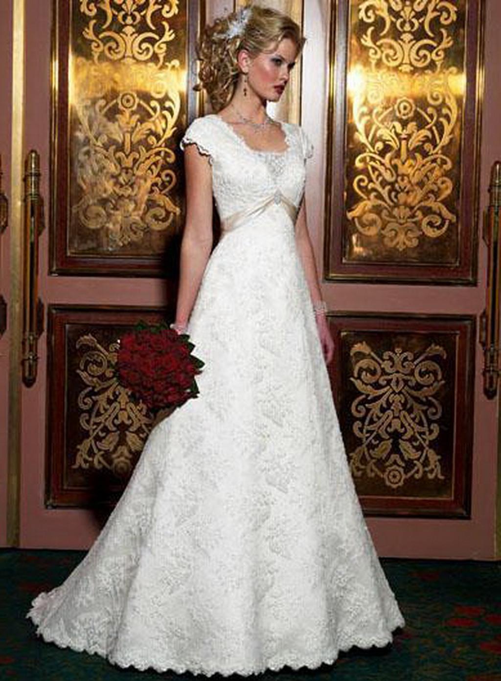 red rose wedding dress