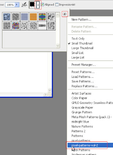 Cara menambahkan pattern ke photoshop