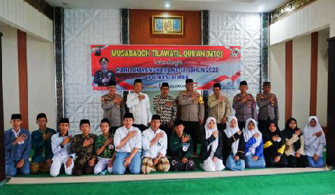 Kapolres Demak Tutup Lomba Mtq Sambut Hari Bhayangkara Ke-76