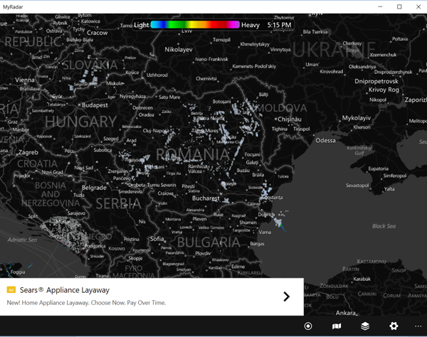 Meteo, Windows