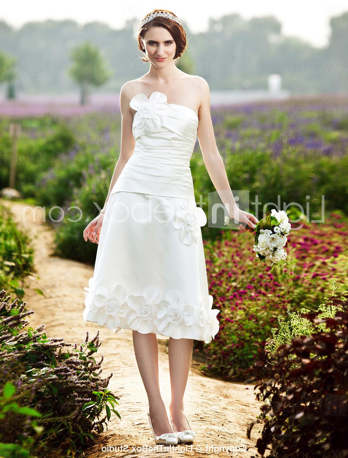 Satin Wedding Dress With