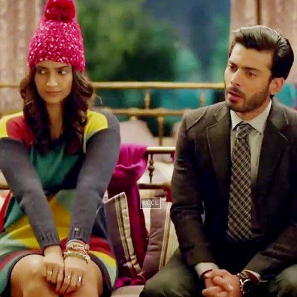 Sonam Kapoor and Fawad Khan in a still from Bollywood film Khoobsurat.