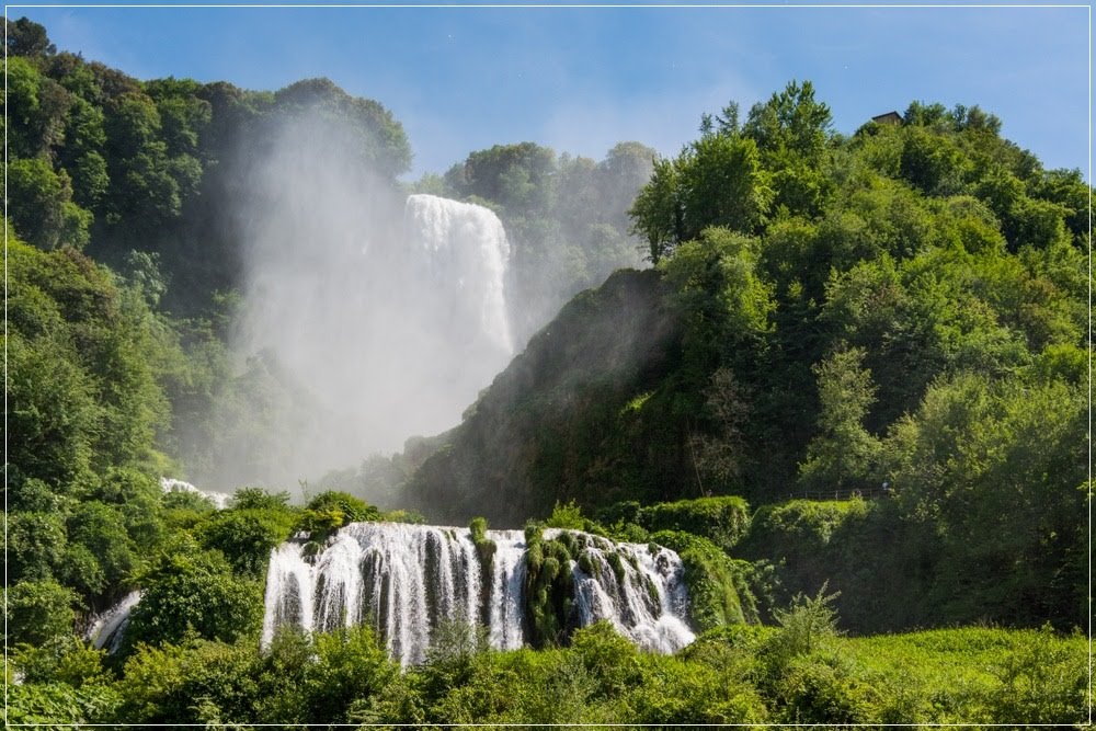 Cascata delle Marmore, a cascata feita pelo homem