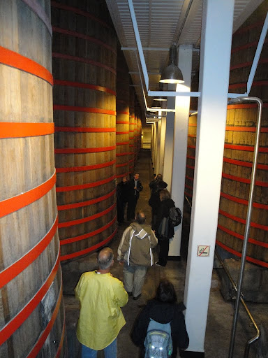 Beer Tour Walkingthrought the foeders at Rodenbach