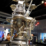 rocket engine at the Miraikan Museum of Emerging Science and Innovation in Odaiba, Japan 