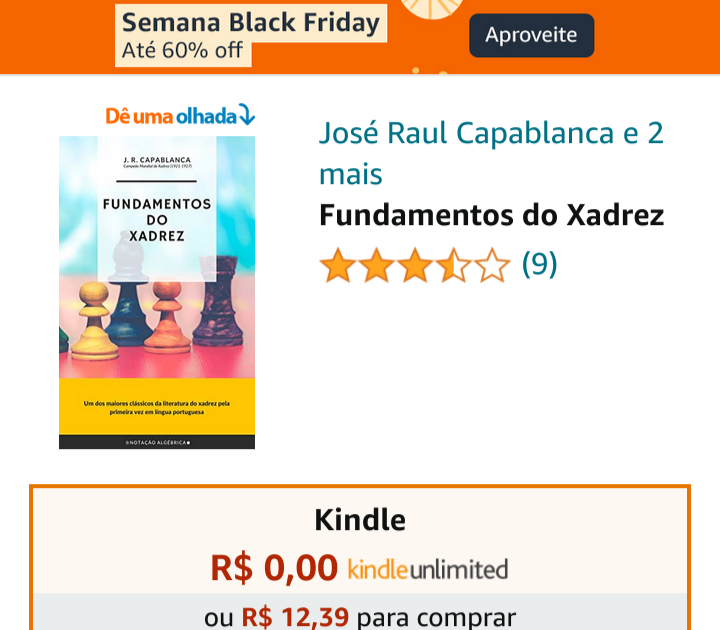 FUNDAMENTOS DO XADREZ - Capablanca eBook : Capablanca, José Raul:  .com.br: Livros