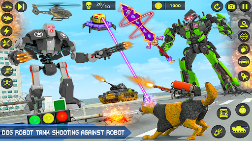 Screenshot Army Tank Robot Car Games: