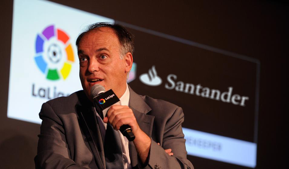 El Banco Santander nuevo patrocinador de La Liga de Javier Tebas