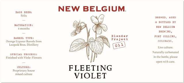 New Belgium Fleeting Violet Coming To Blender Project
