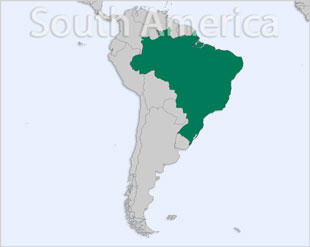 Brazil location map