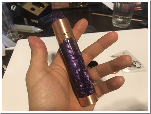 IMG 3772 thumb - 【レジンでチューブなイカしたあいつ】ハイブリッドメカニカル・Geekvape TSUNAMI Mech Kit（ギークベイプ・ツナミ・メックキット）レビュー！ついに出ましたTSUNAMIのメカチューブキット！安価な上に初心者でも使える510接続付きで爆煙を楽しもう！【安全第一】