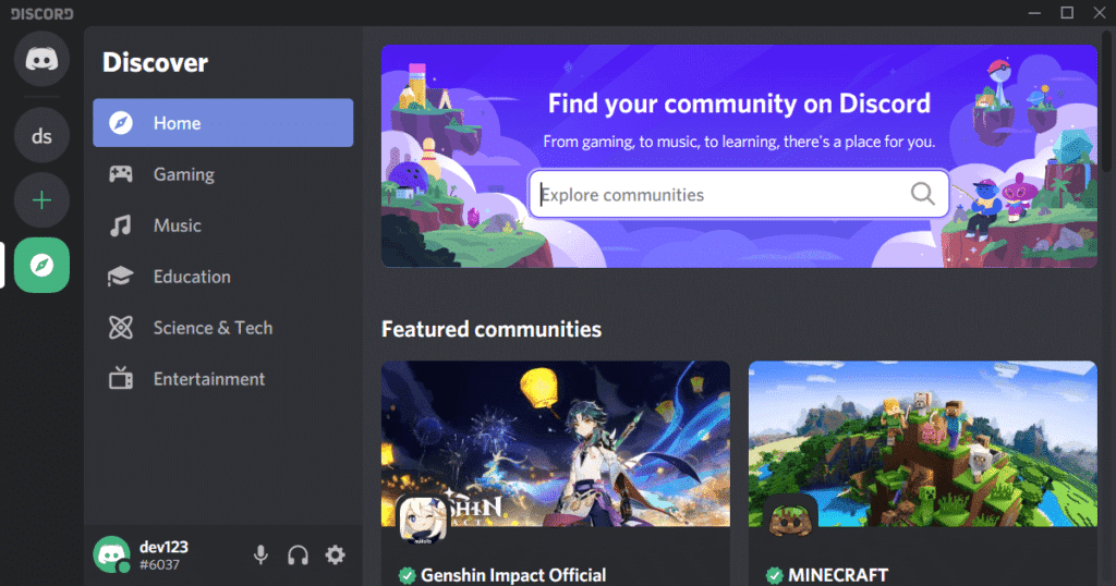 Start Discord |  Fix Discord Go Live verschijnt niet