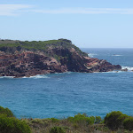 Rock formation north of Bittangabee Bay (106468)