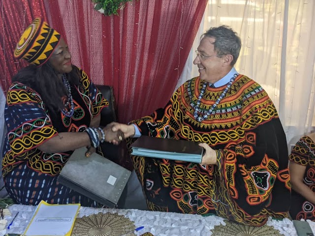 French Ambassador, Minister Courtes sign 30 Billion worth projects to transform Bamenda