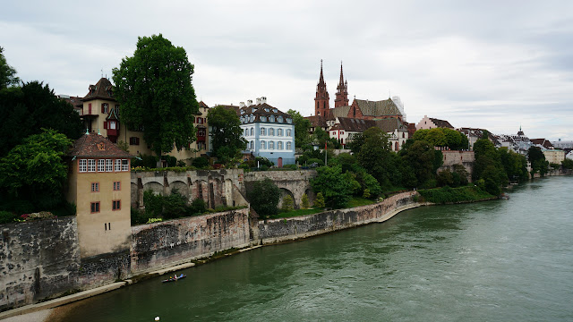 skyline of Basel - our final stop in Switzerland in Gruyeres, Switzerland 