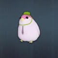 文鳥のブンちゃん（ピンク）