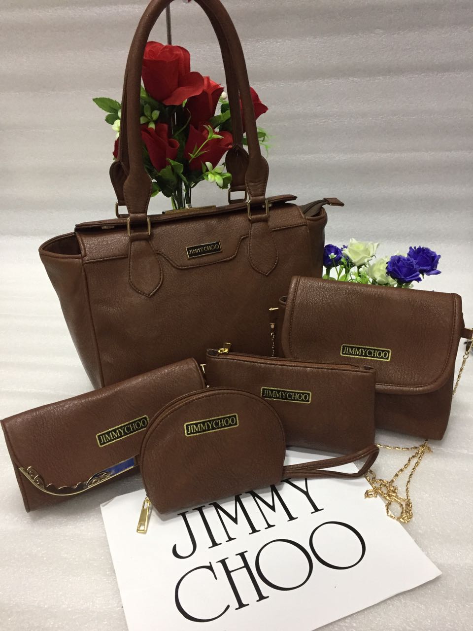 Branded Products: Jimmy Choo Bags, 5 set Combo, 8 colours