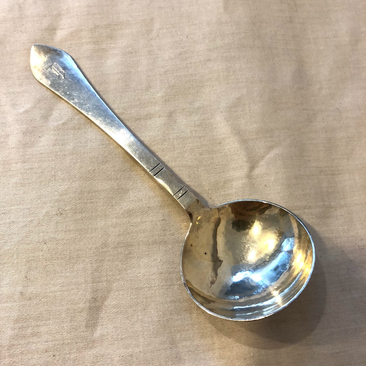 Sterling Silver "D" Soup Spoons