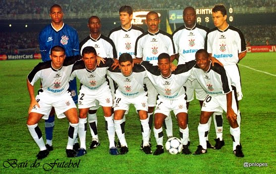 Corinthians Campeão Mundial 2000. Escalação: Dida, Kléber, Fábio Luciano,  Vampeta, Rincon e Adilson Batista. Luiz…