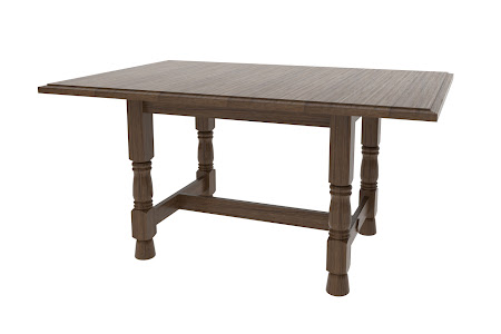 60" x 42" Devonshire Table in Mahogany Oak