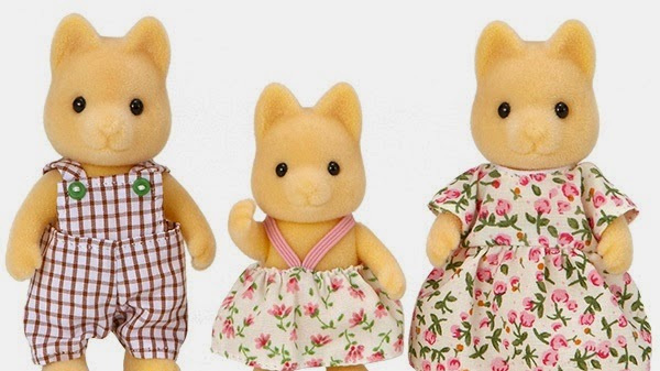 Sylvanian Families Gia đình nhà chó Maple gồm 3 thành viên