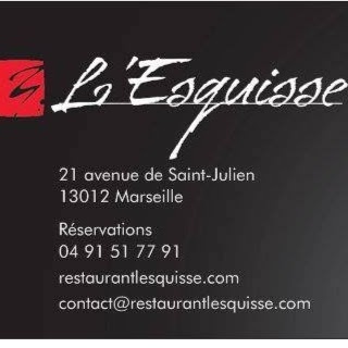 Restaurant l'Esquisse Saint Barnabé